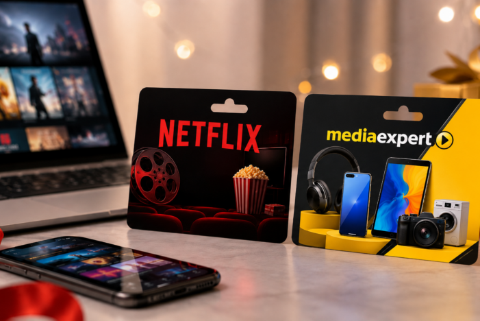 Karty podarunkowe Netflix i Media Expert – idealny pomysł na prezent online