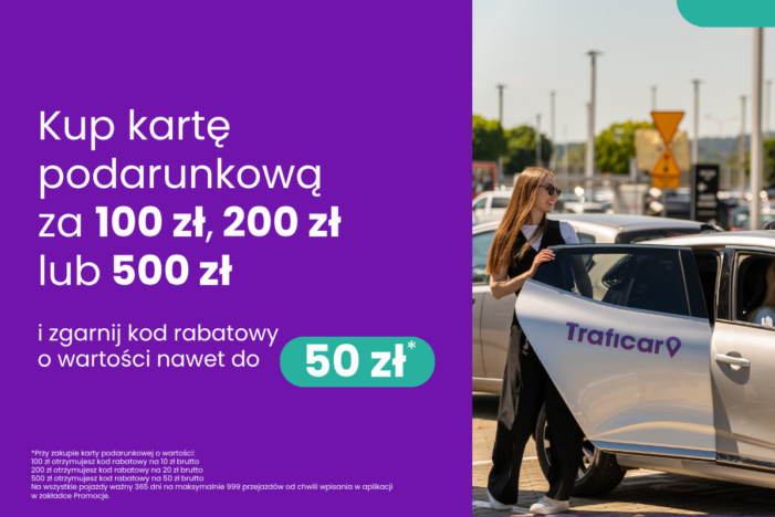 Karta podarunkowa Traficar Karta podarunkowa Traficar