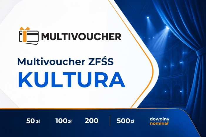 Uniwersalna Karta podarunkowa Multivoucher ZFŚS Kultura