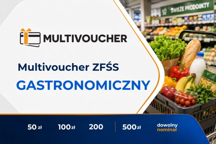 Uniwersalna Karta podarunkowa Multivoucher ZFŚS Gastronomiczny